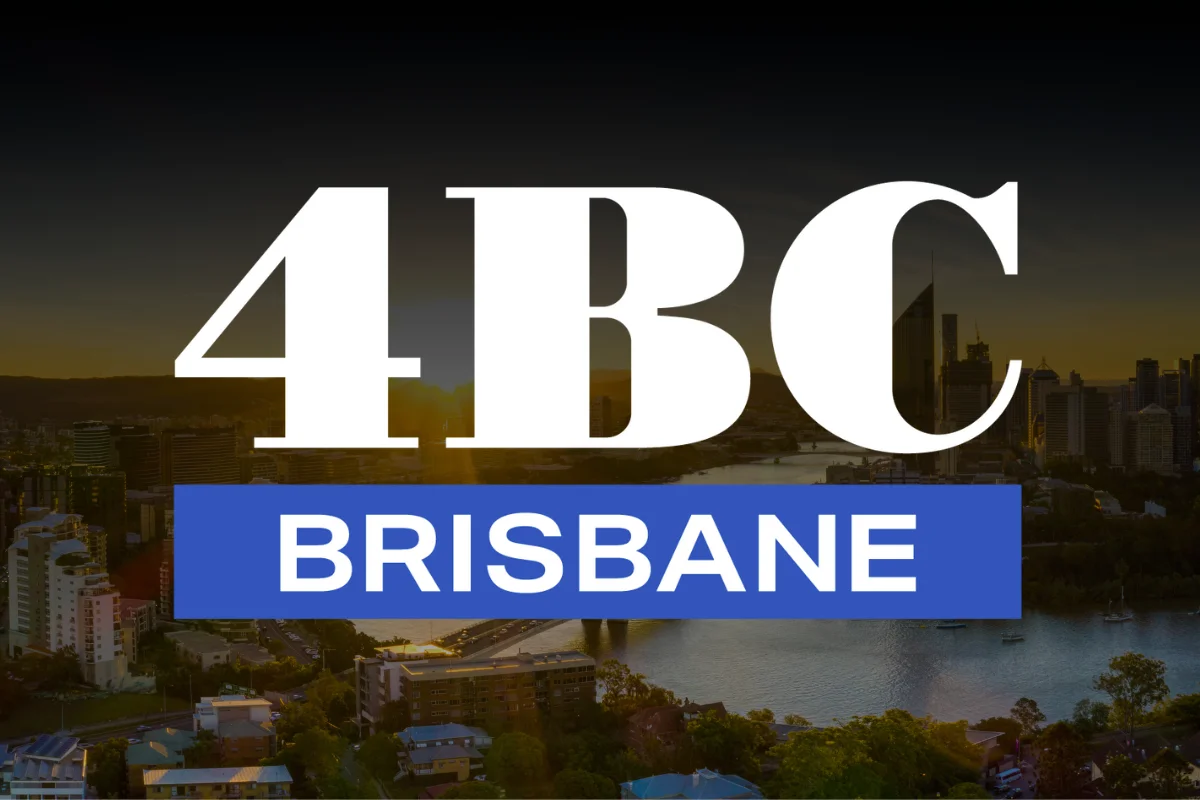 4BC Brisbane radio interview branding
